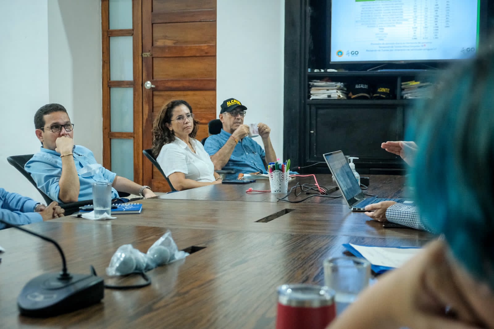 Reunión alcalde con Catastro