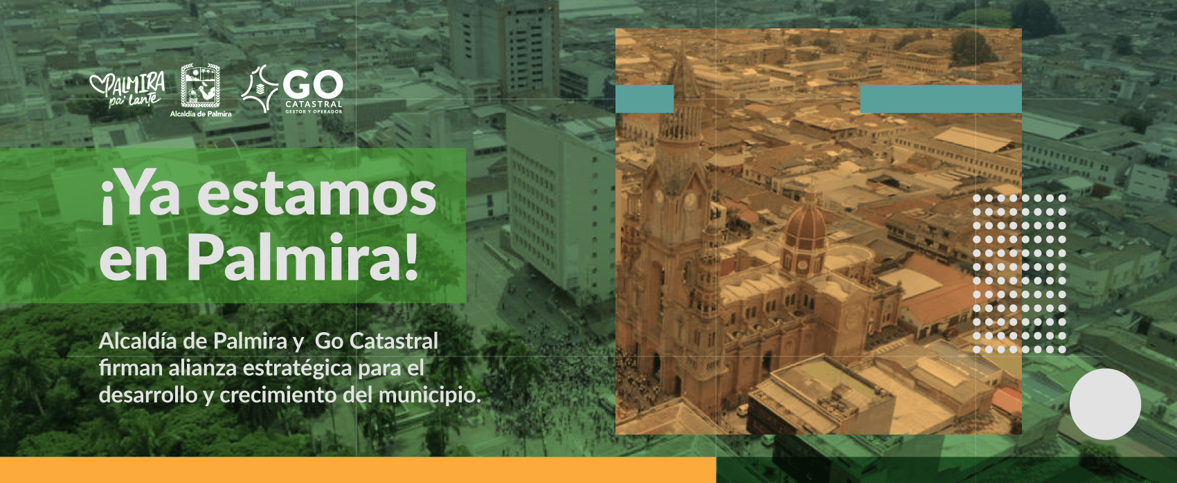 Se firmó el acuerdo con el nuevo gestor catastral para Palmira